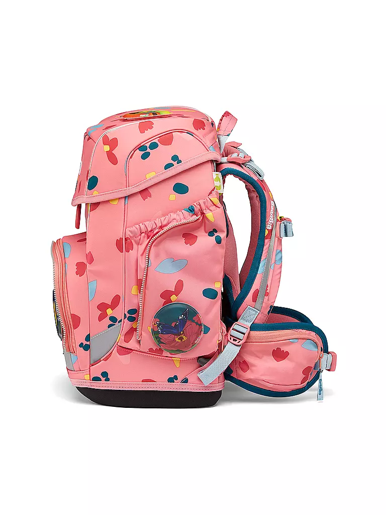 ERGOBAG Schultaschen Set 5tlg CUBO - ZitronenfaltBär  koralle