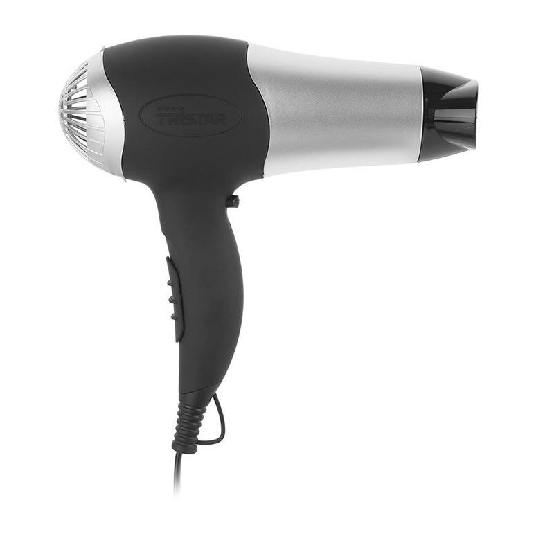 Secador de cabelo Tristar HD-2322 / 2000 W / Preto e Prata