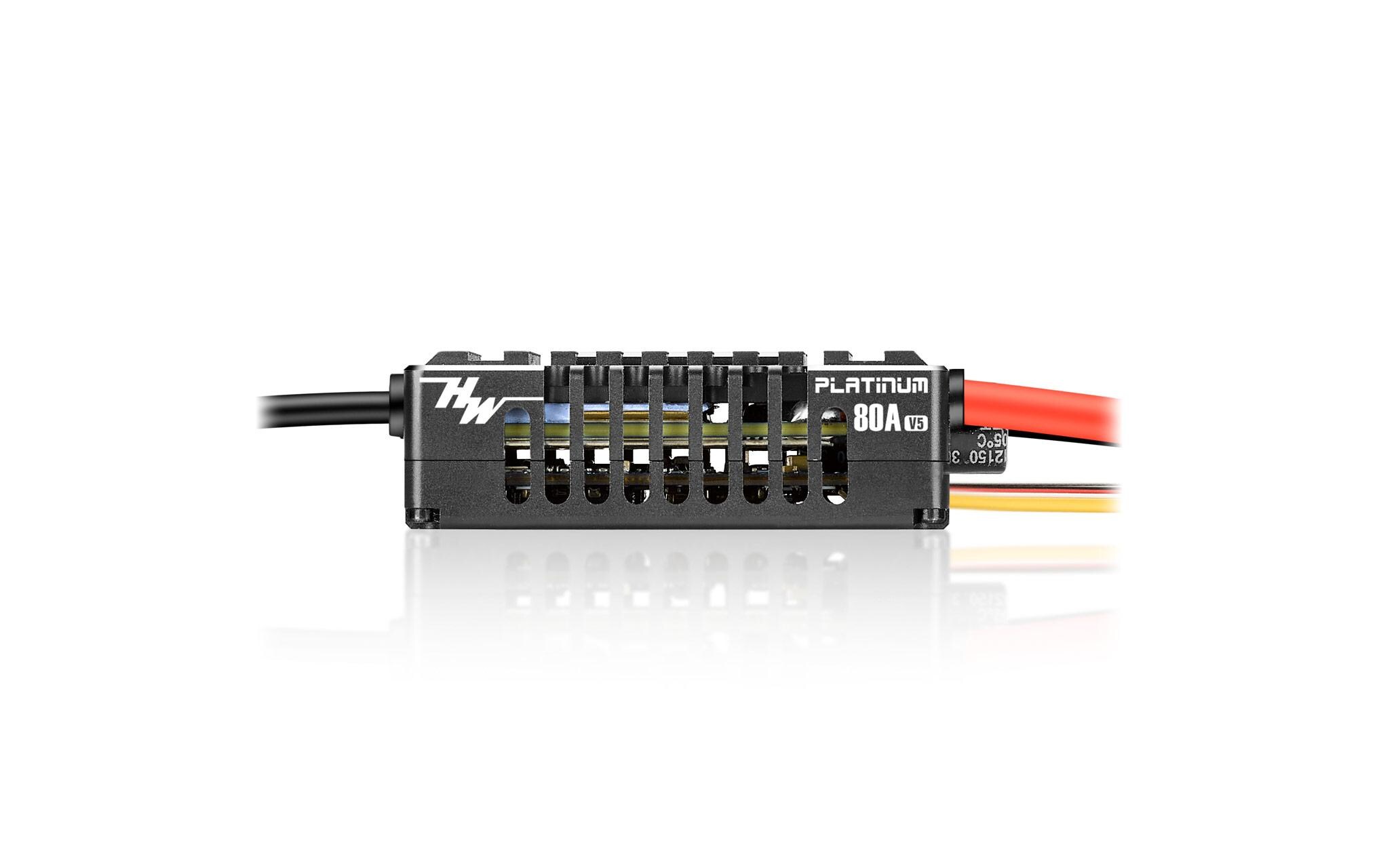 Brushless Regler Platinum Pro V5 80A 3-8SBrushless ESC für Flugmodelle mit starkem 8A Bec