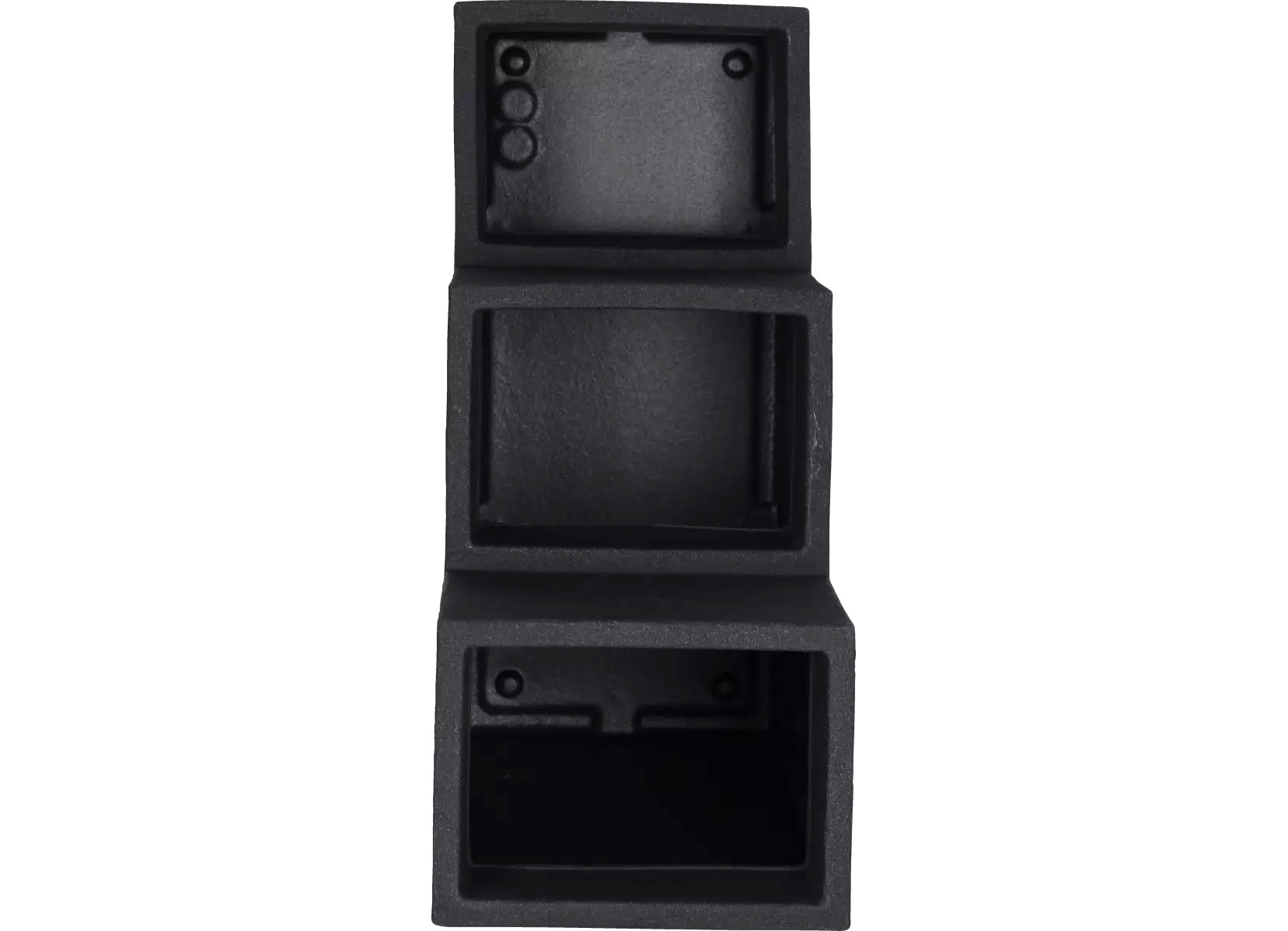 Kubus Treppentopf 59x27cm Anthrazit
