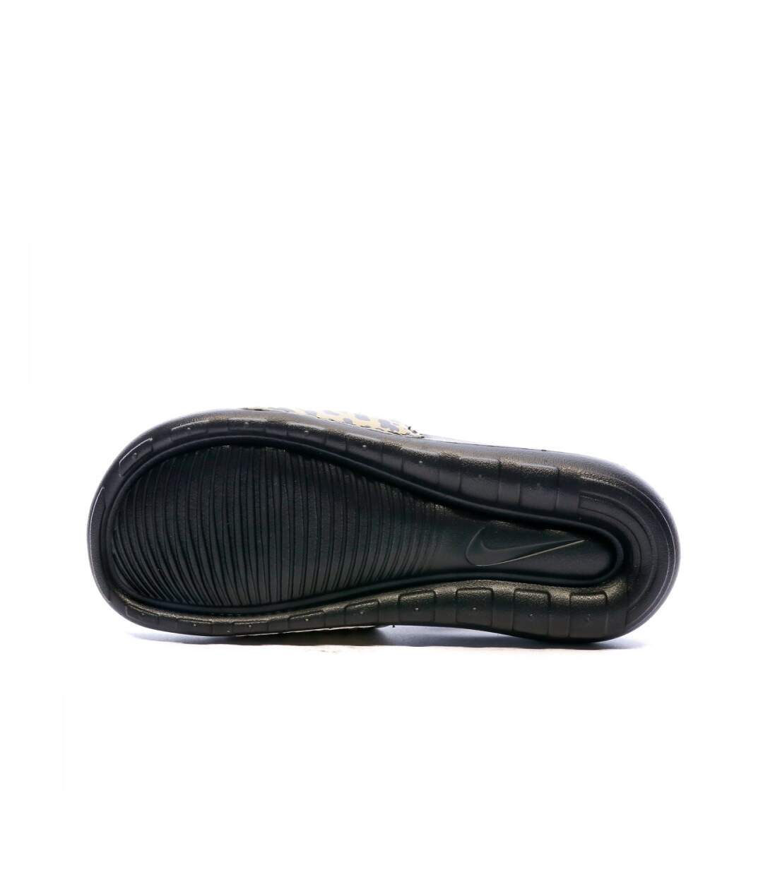 Claquettes Noir/Léopard Femme Nike Victori One