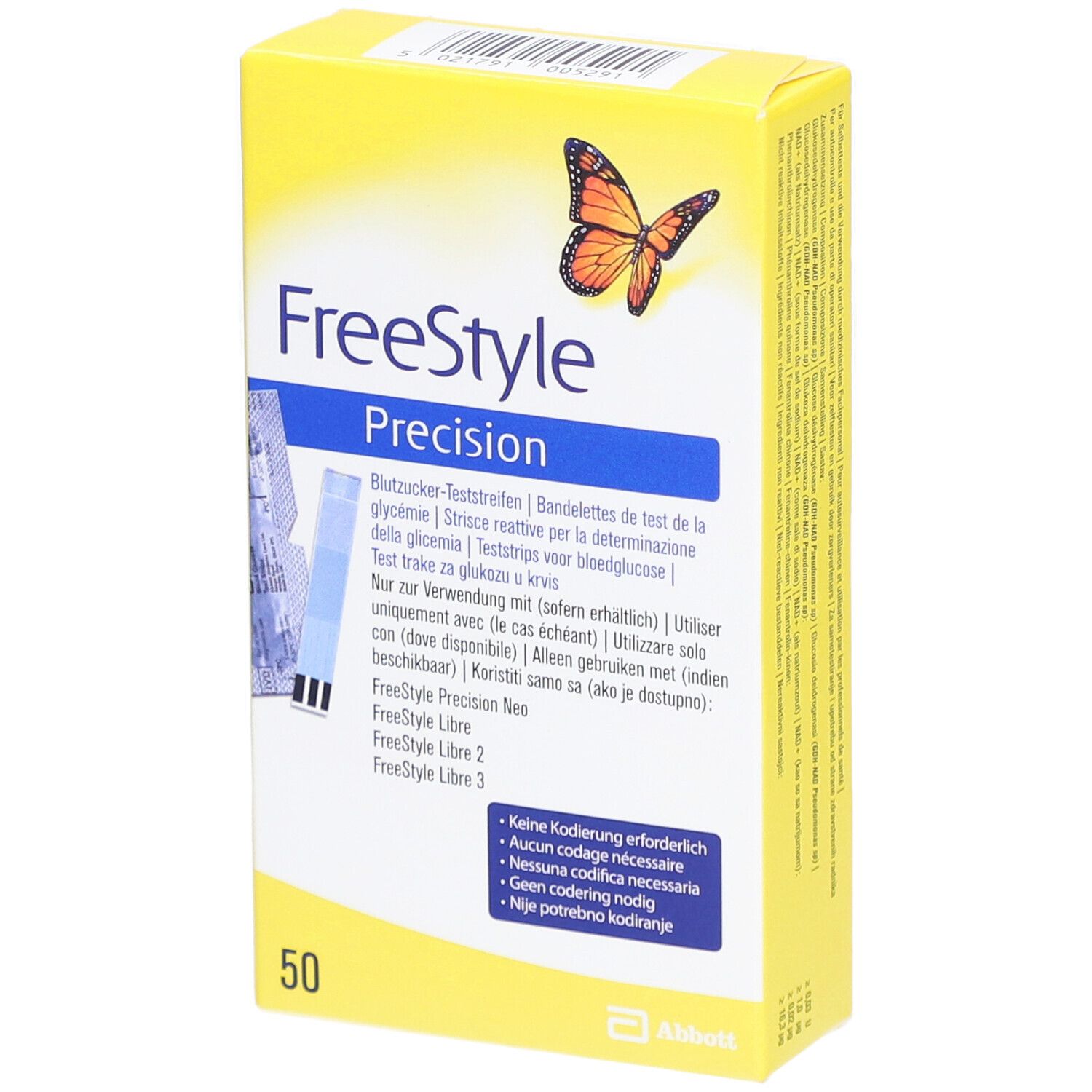 FREESTYLE Precision Blutzucker-Teststreifen – Zuverlässigkeit und Präzision