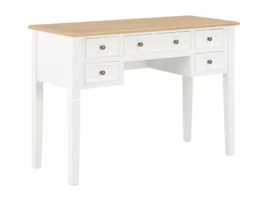 Bureau Blanc 109,5 x 45 x 77,5 cm Bois