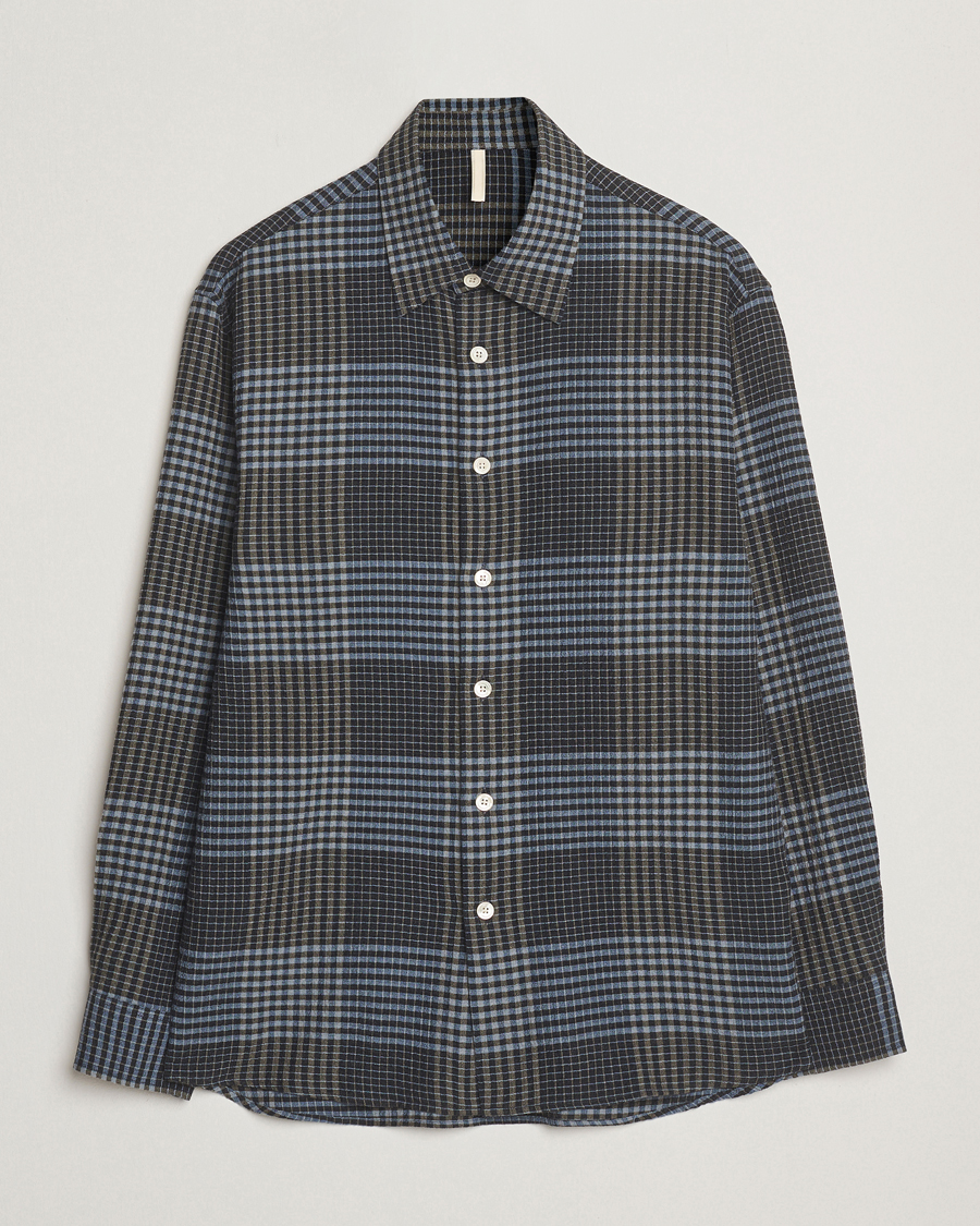 Sunflower Studio Flannel Shirt Blue Check