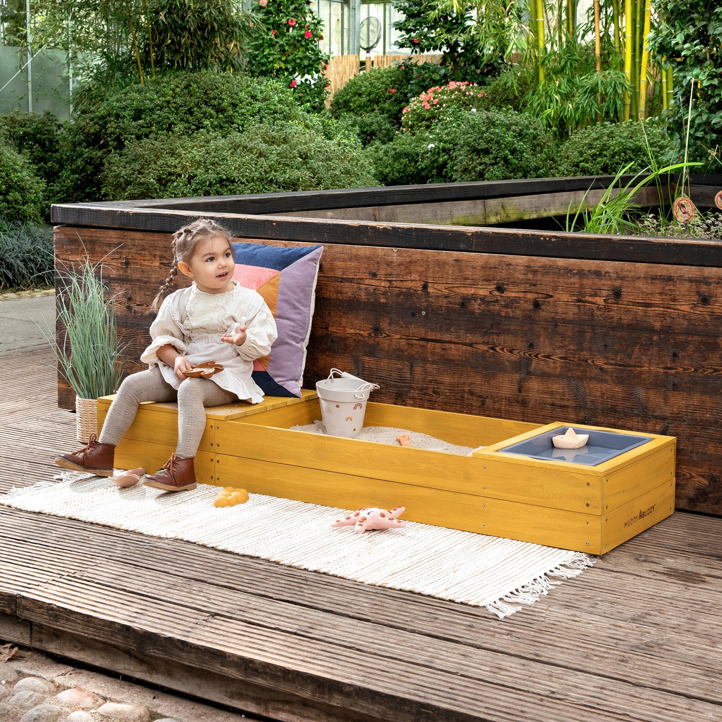 MUDDY BUDDY® Sandkasten Space Saver ocker