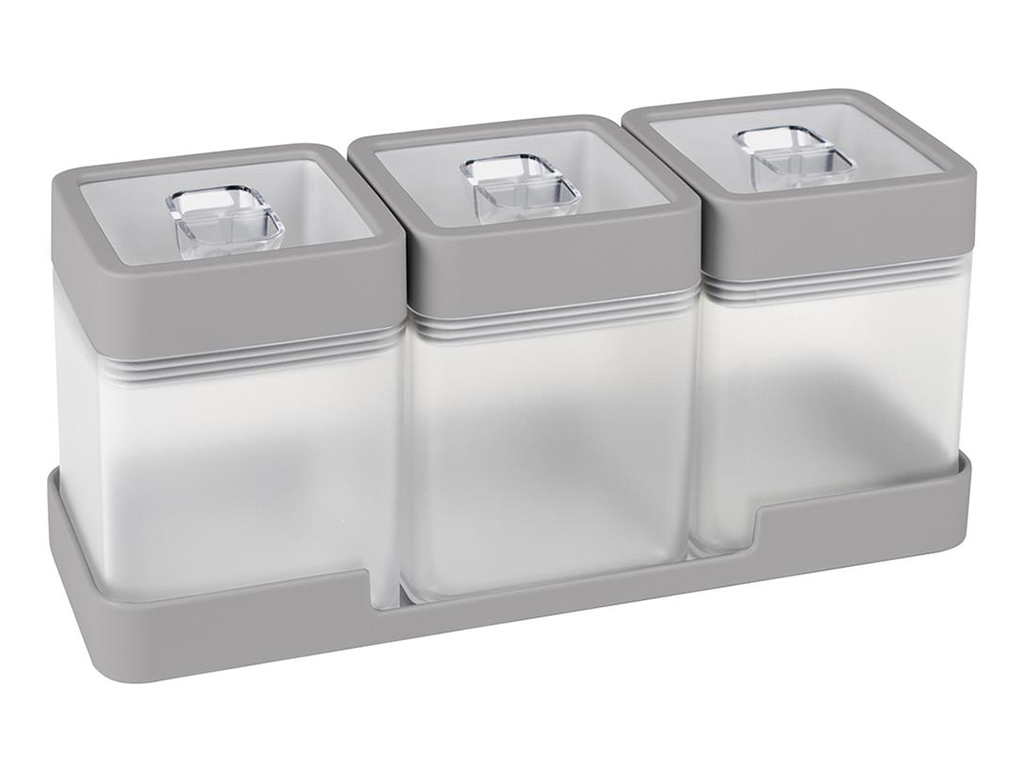 Sunware Sigma home 0,6 liter 3 voorraadbussen met tray