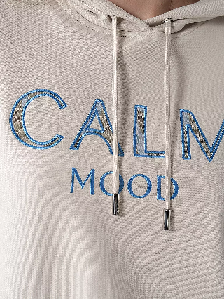 COMMA IDENTITY Kapuzenswaeter - Hoodie  creme