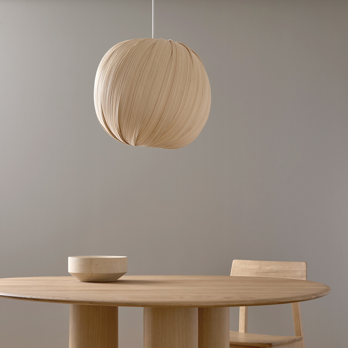 AM.PM<br>Luminária pendente em bambu tecido, Bansa