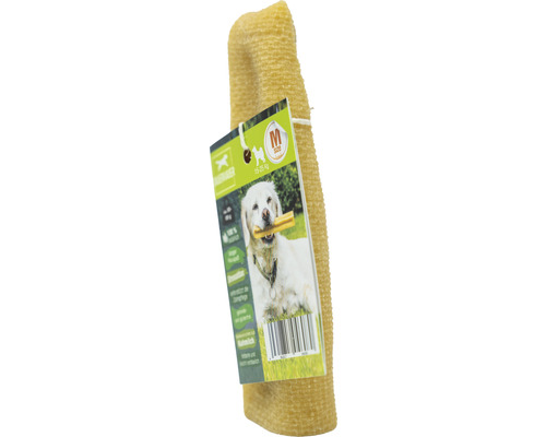 Hondensnack, langdurige kauwsnack, op melkbasis, 1 stuk ca. 80 g, gebitsverzorging, stressverlichting voor honden van 15-25 kg, kauwspeeltje, kaaskauwbot