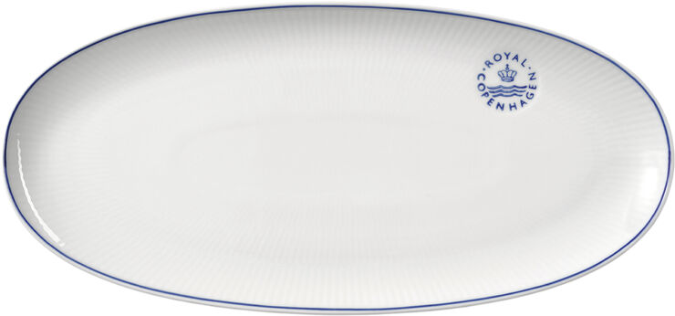 Royal Copenhagen Blueline fad 37 cm Hvid