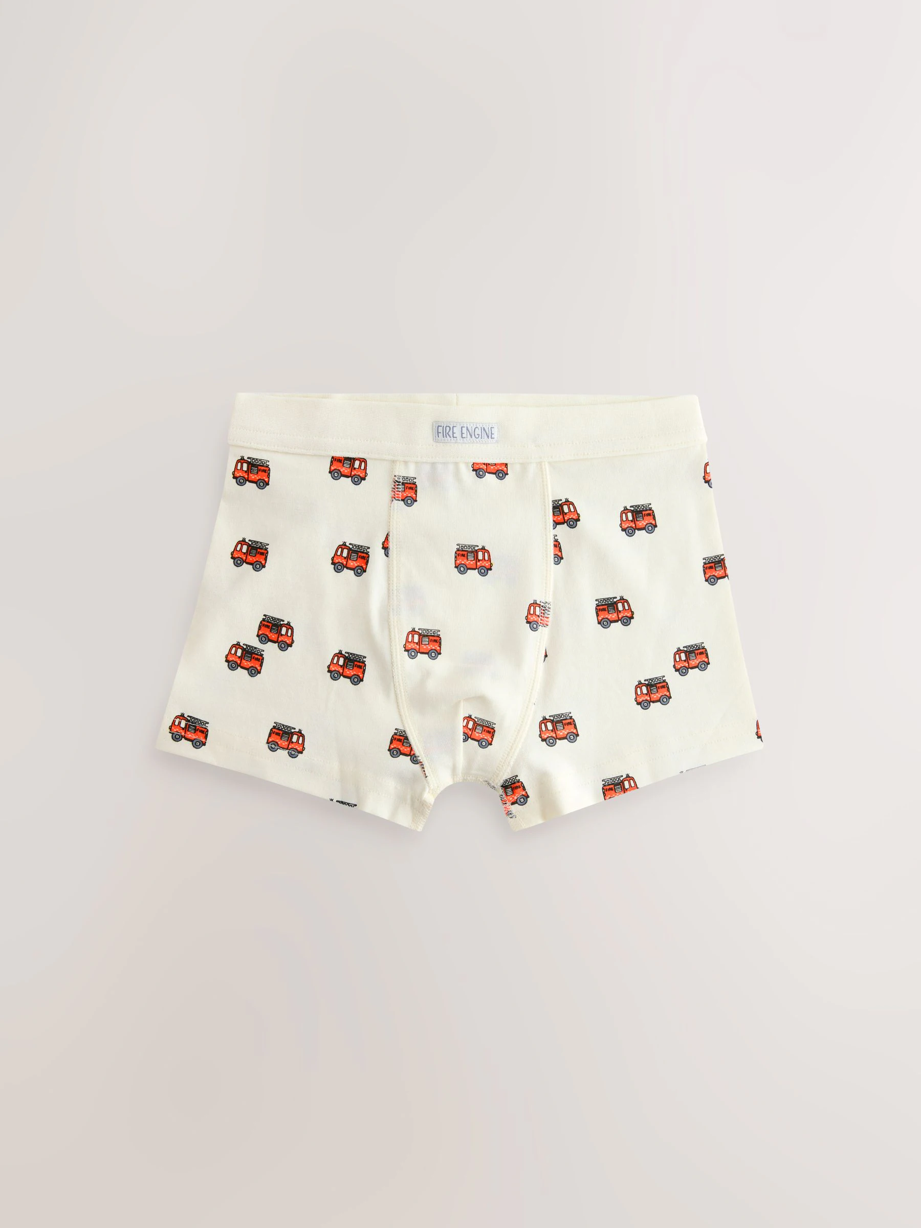 Rood/blauw met hulpvoertuigenprint - Verpakking van 7 boxershorts (1,5 - 12 jr)