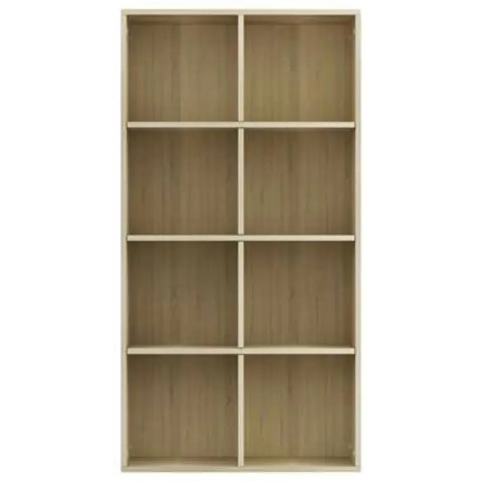 vidaXL - Boekenkast - Bruin - Bewerkt hout