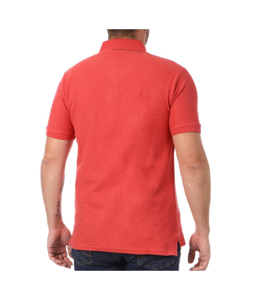Polo Rouge Homme Lee Cooper Opan