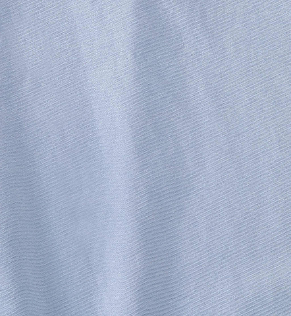 Little Label shortama met all over print van katoen blauw/grijs