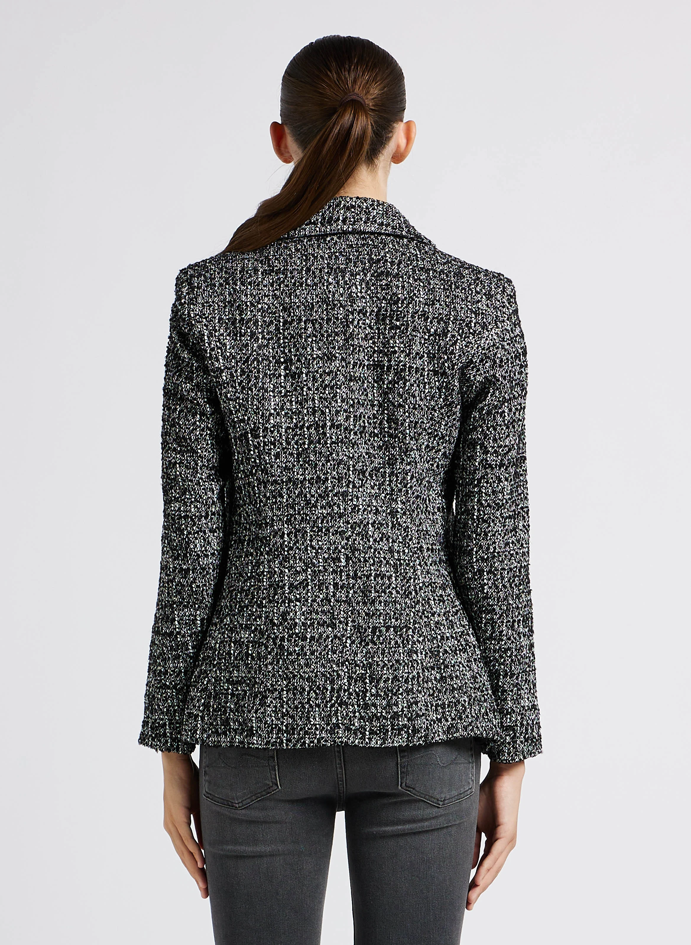 MERLINO - Veste de tailleur en tweed | Gris