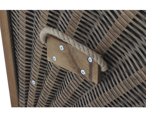 deVries Trend 45 strandstoel, stof 749, hout, 120 x 80 x 160 cm, groen