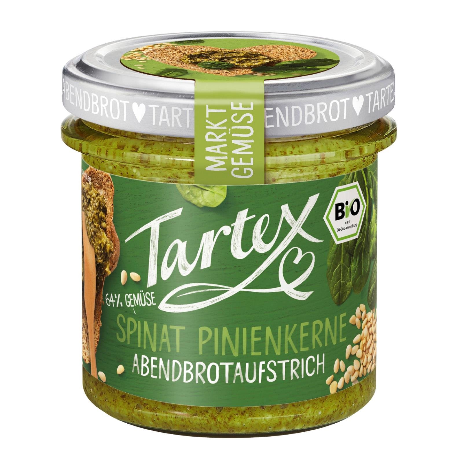 Tartex Spinat & Pinienkerne Aufstrich