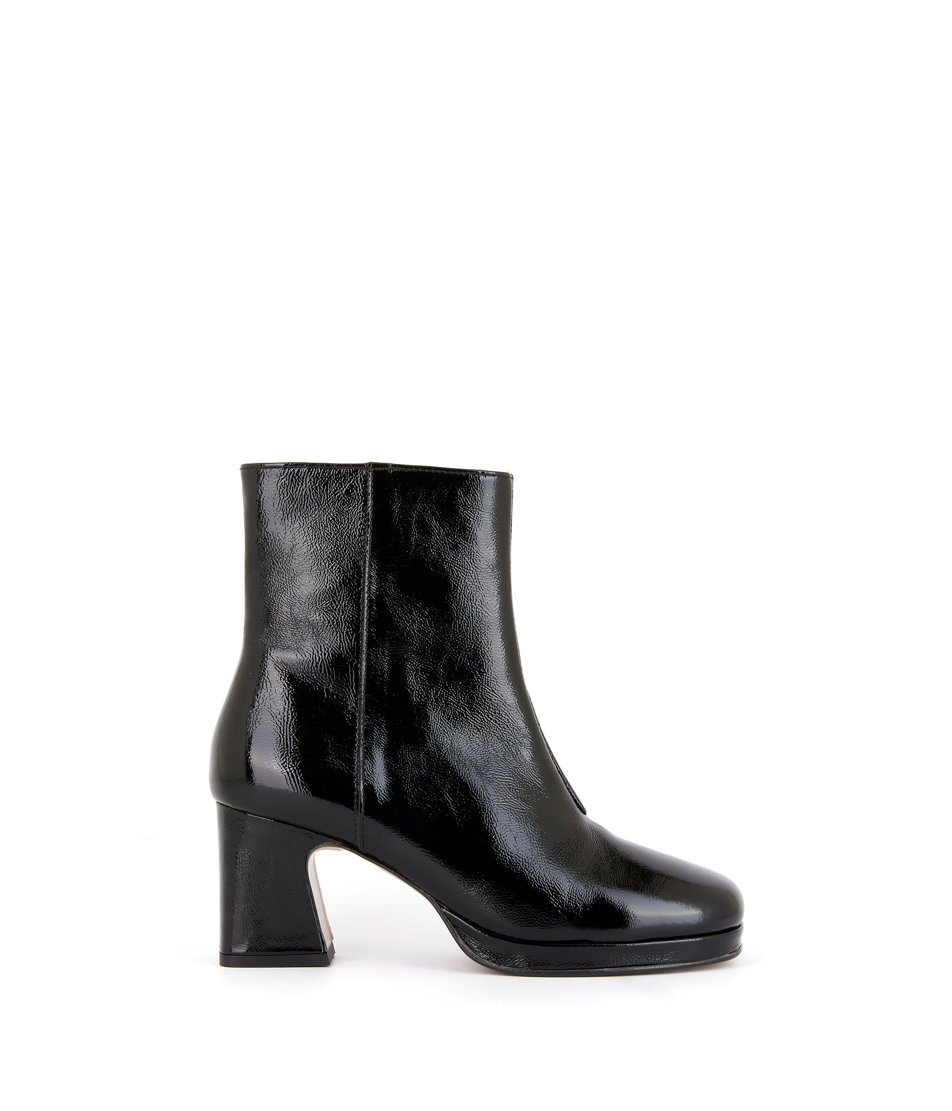 Boots noires vernies Bethanie