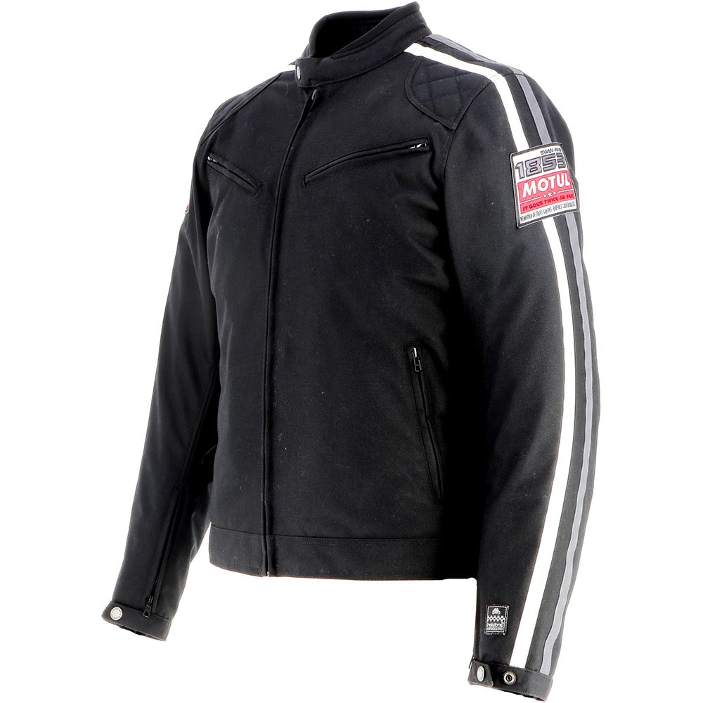 Helstons - Blouson Racing Motul Noir / Blanc