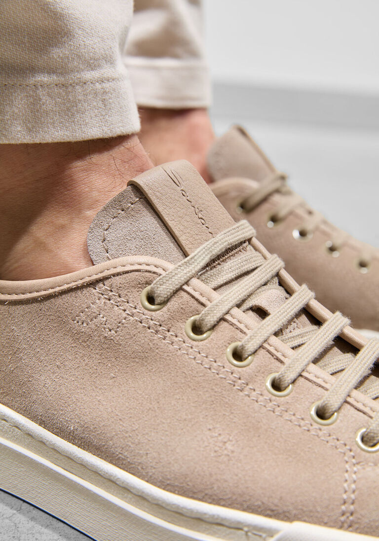 beige santoni sneakers volee d