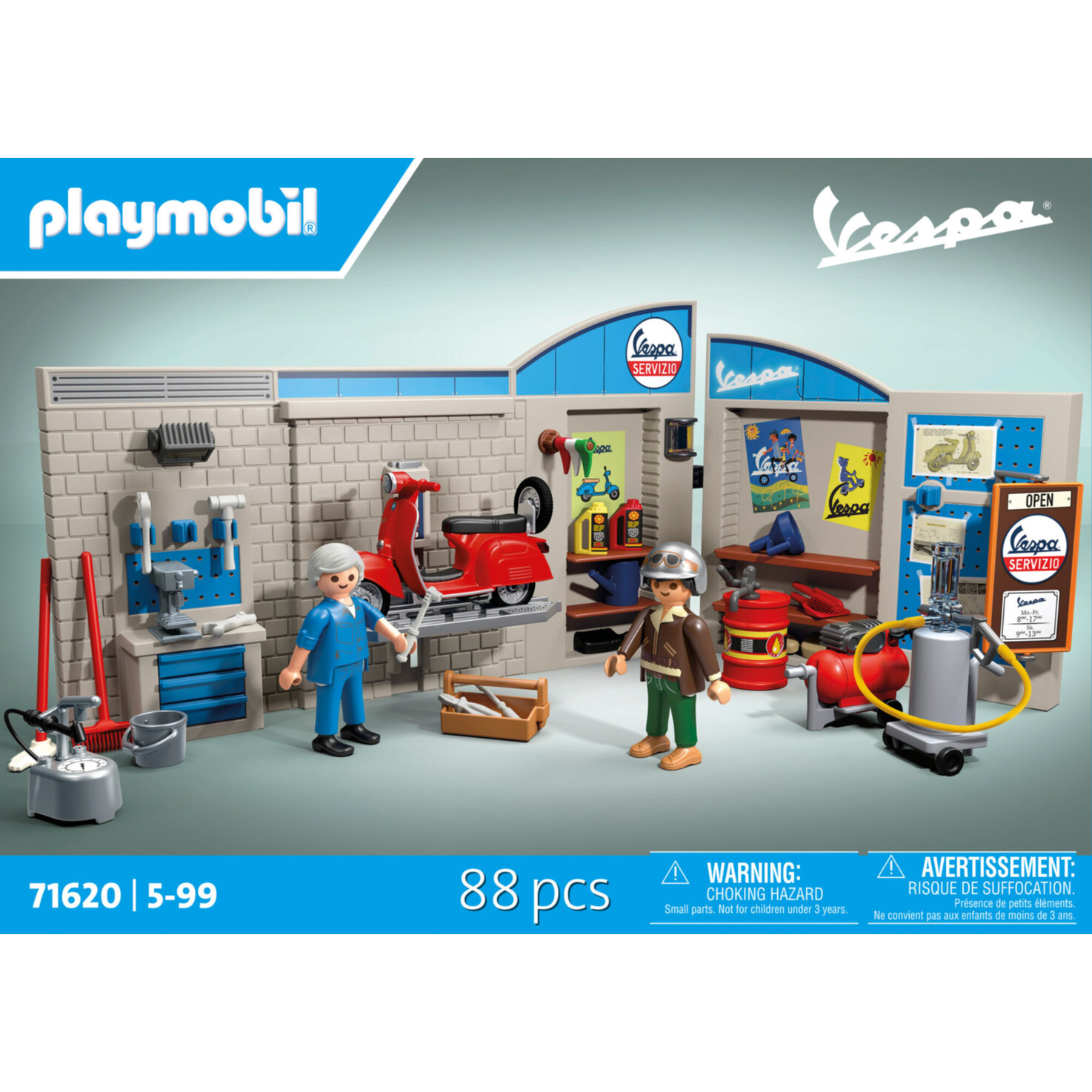 Playmobil 60er Vespa Garage 71620 5+ Jahre