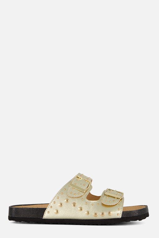 Ann Rocks Sandalen goud Pu