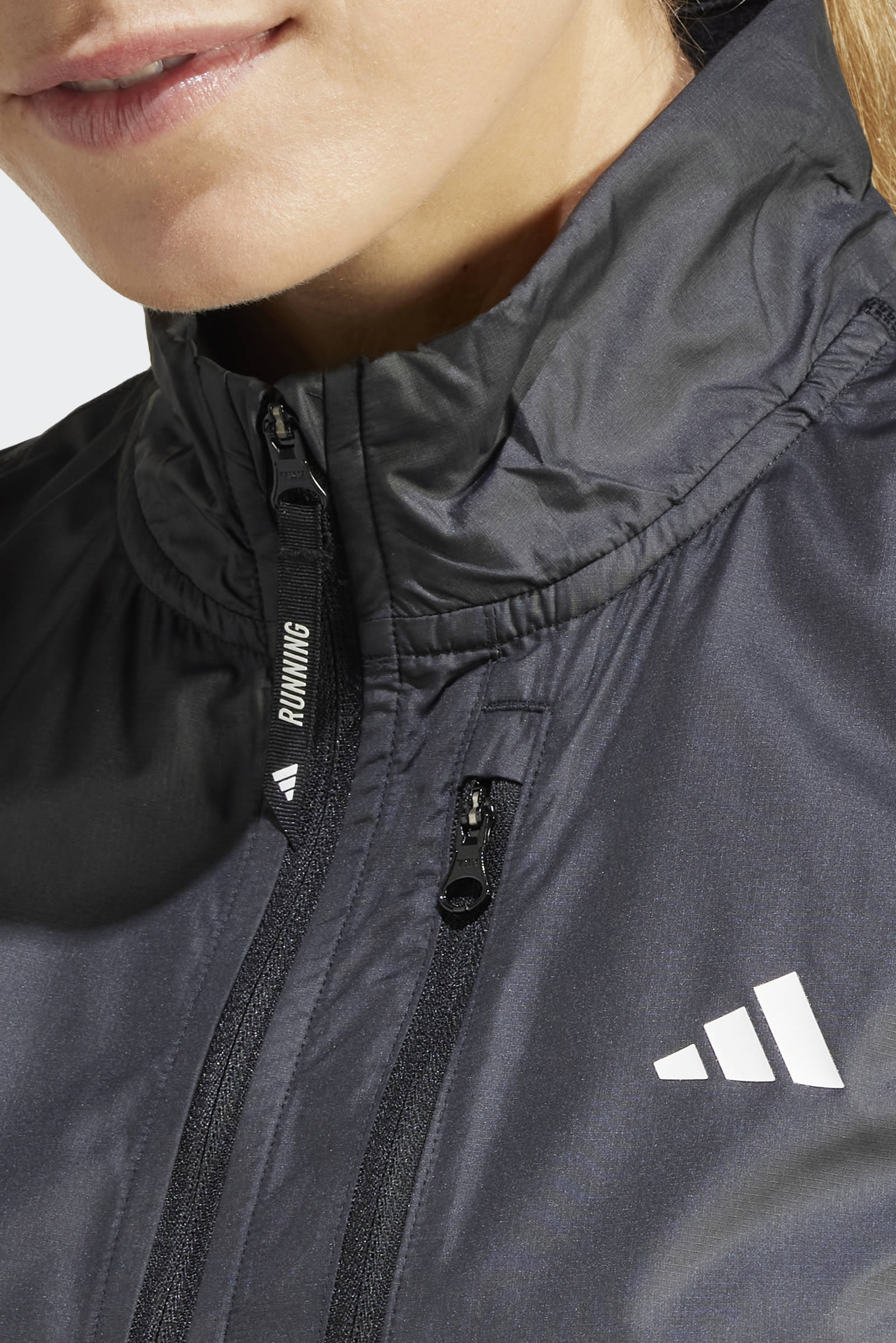 adidas sport bodywarmer zwart