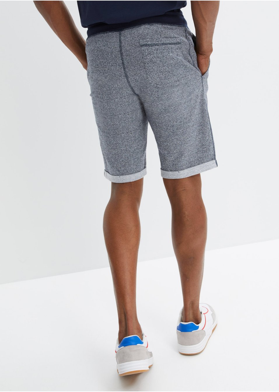 Bermuda en sweat effet jean