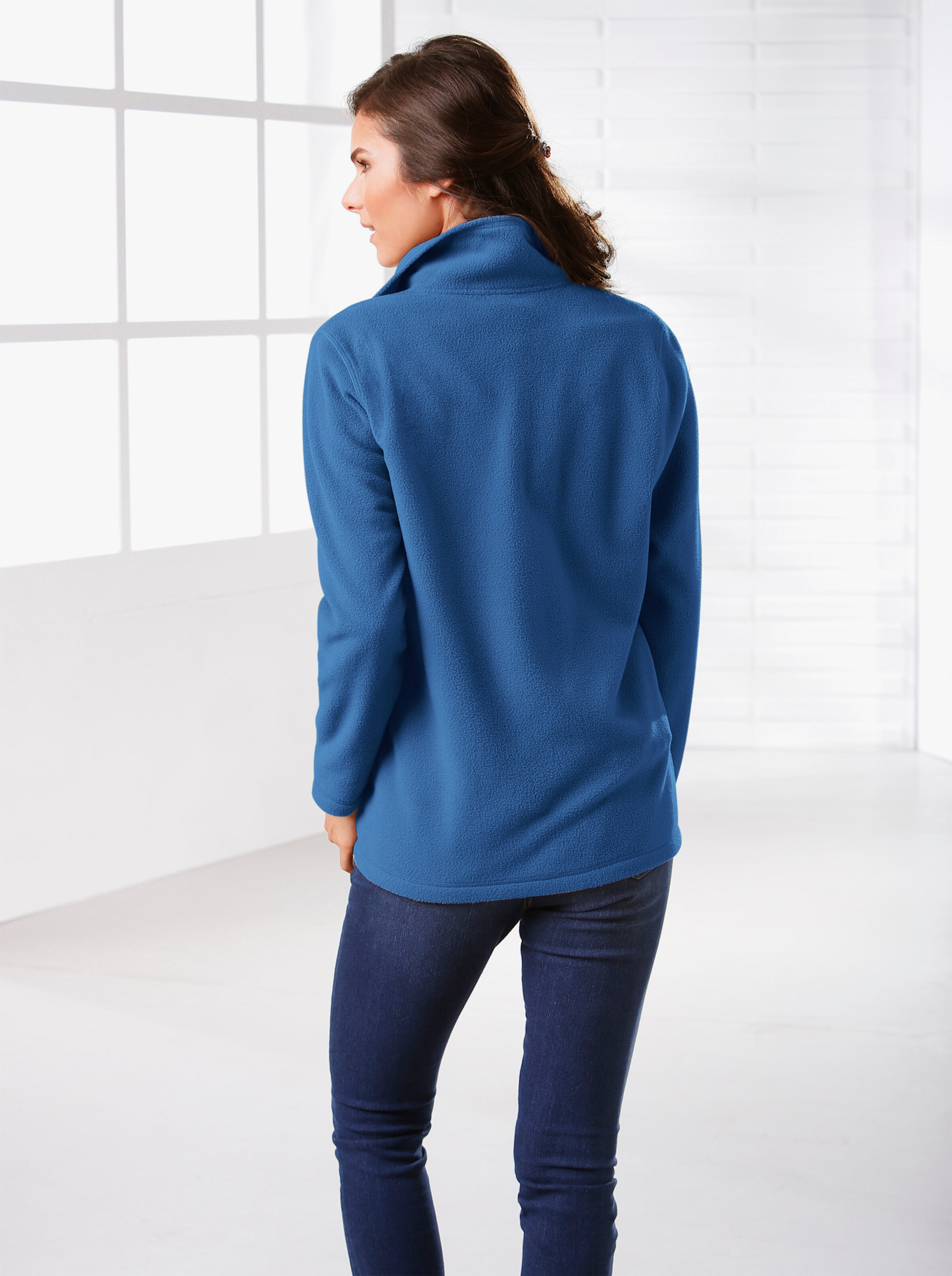 Fleecejacke mit zwei Taschen
