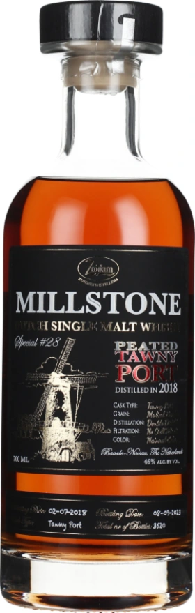 MILLSTONE SPECIAL NO 28 5 YEARS PEATED TAWNY PORT 70CL
