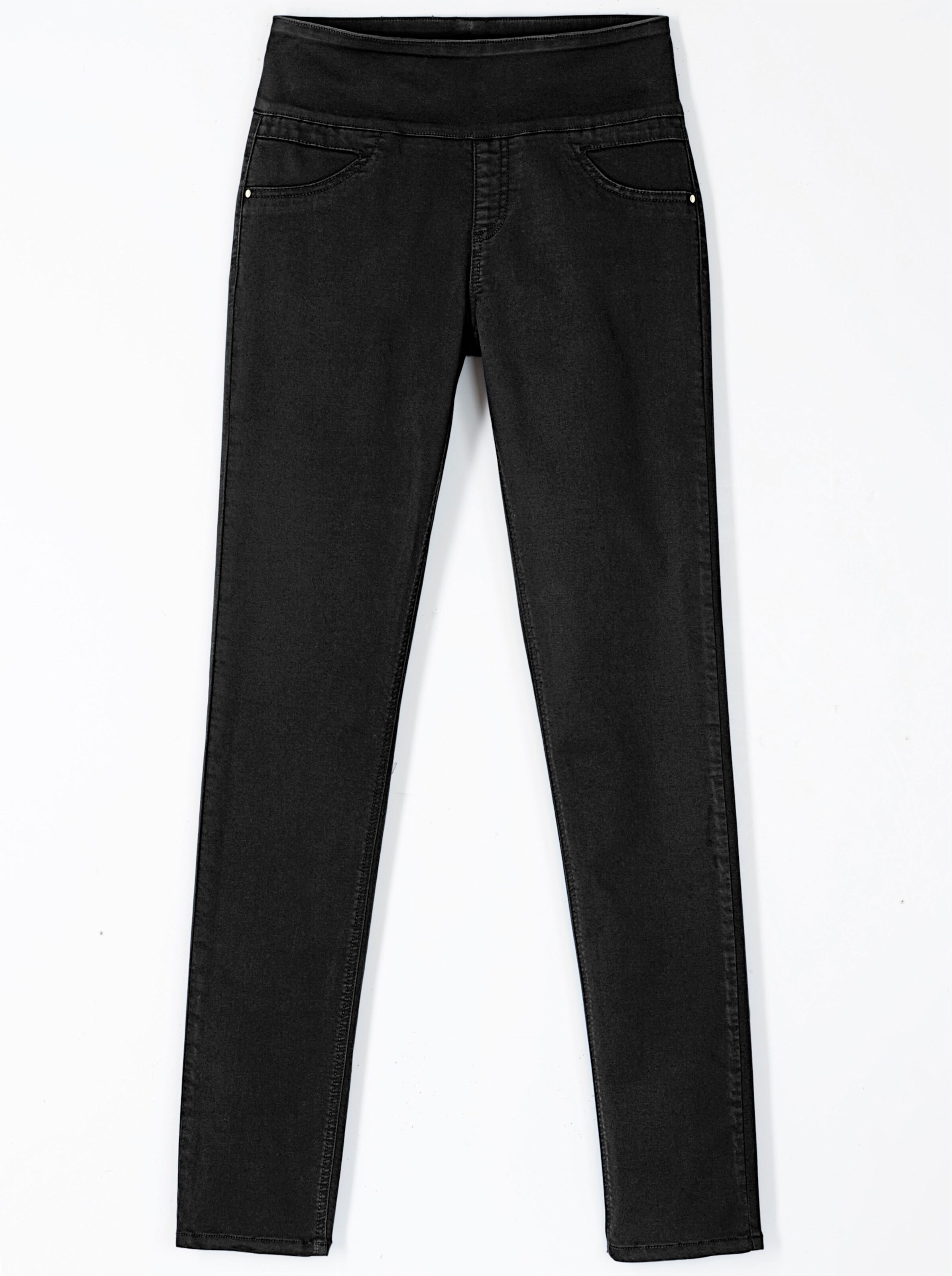 Schlupfhose in schwarz