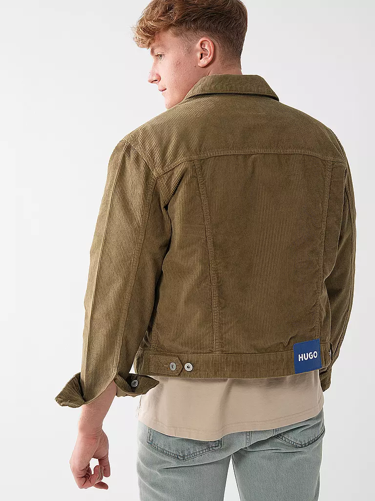 HUGO Cordjacke DEX beige