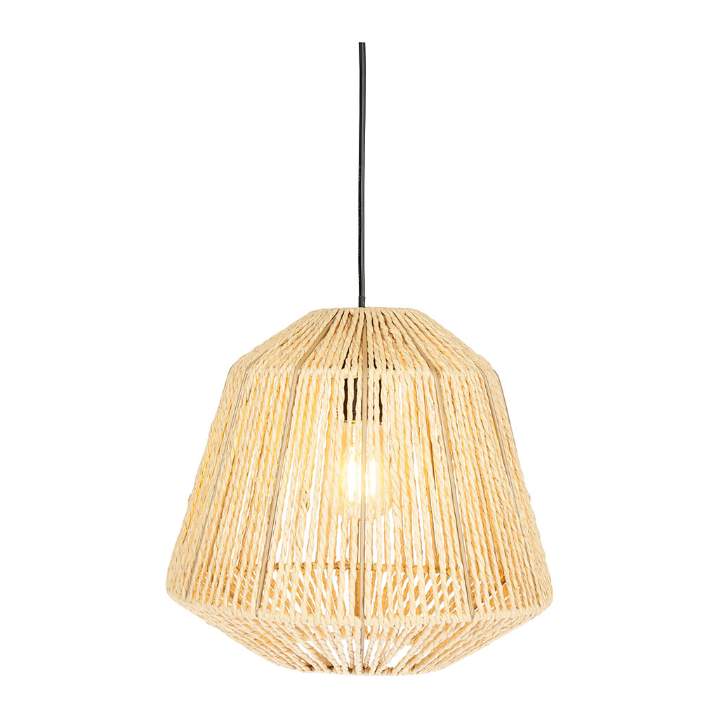 Suspension corde naturelle D 29x26cm