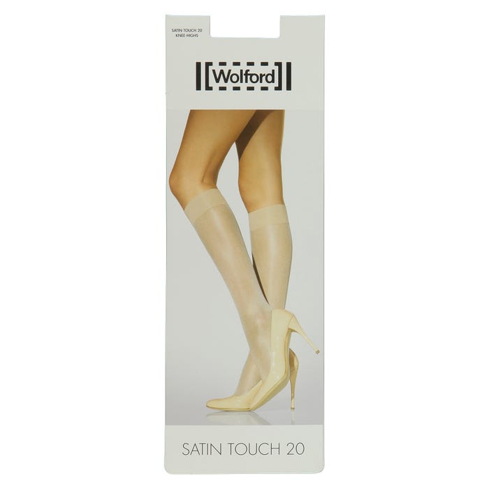 Wolford-Kniekousen Satin Touch 20 DEN