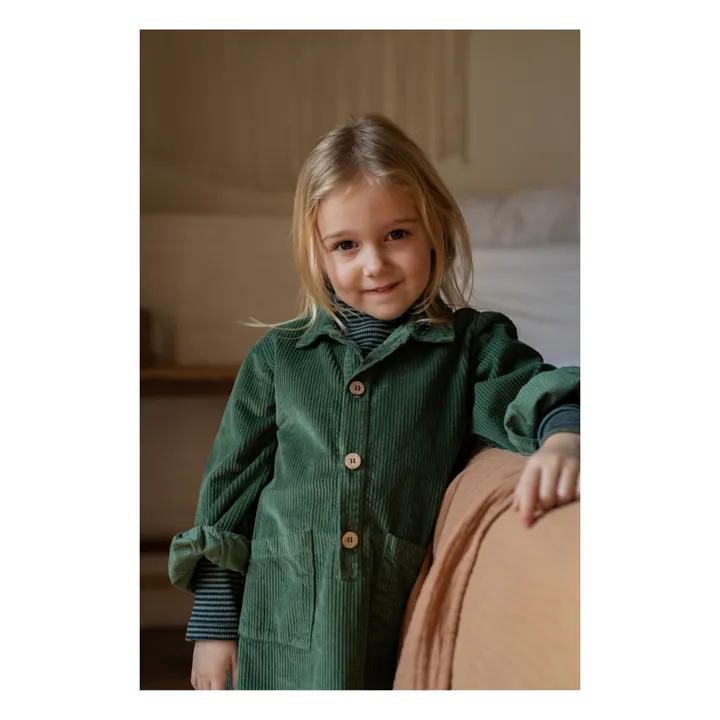 1+ in the family Robe Velours Côtelé Niki | Vert kaki