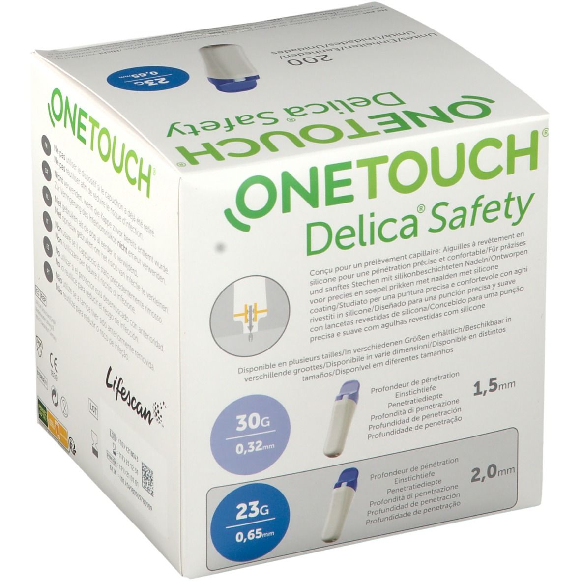 ONETOUCH® Delica® Safety Einmalstechhilfe 23