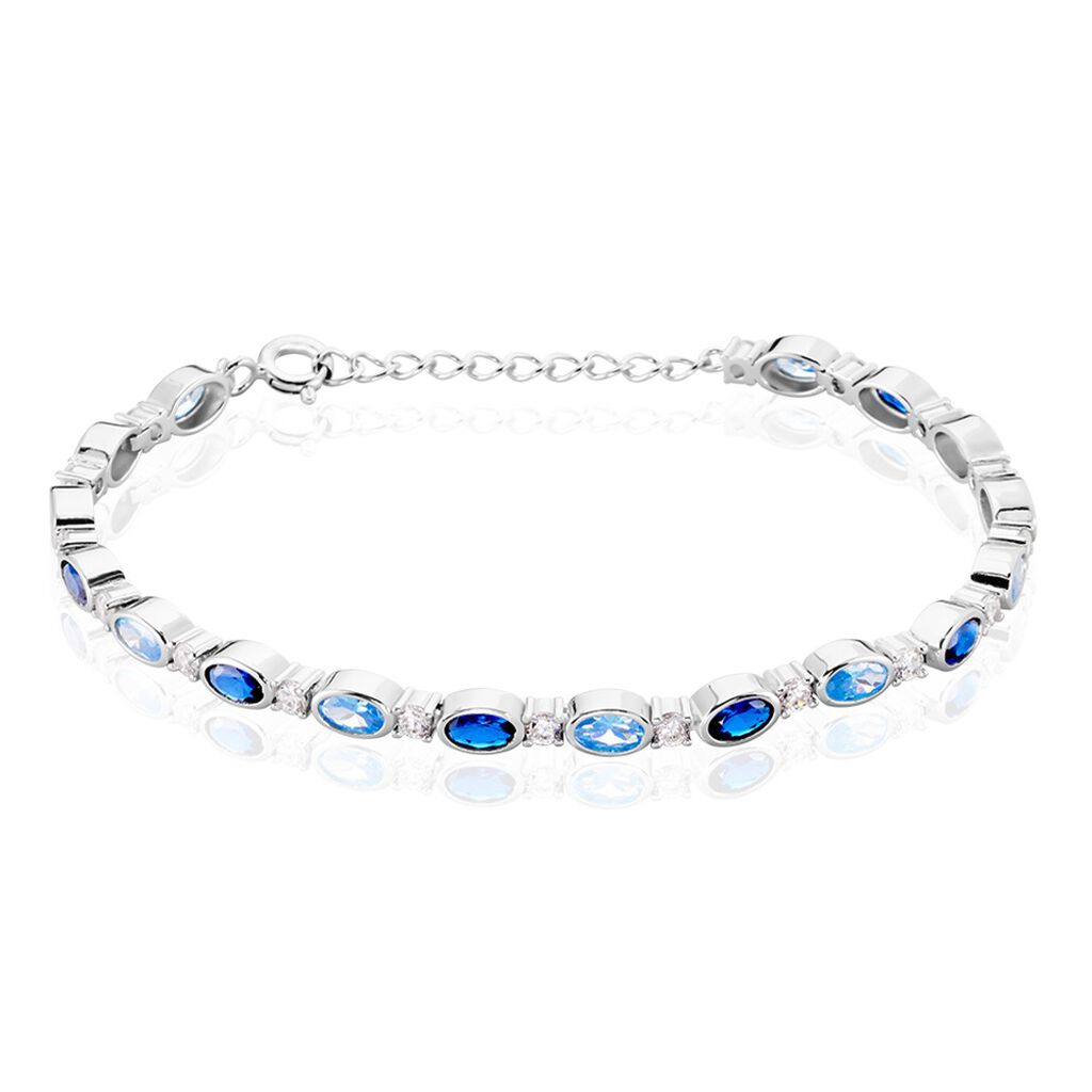 Bracelet Brielle Argent Blanc Oxyde De Zirconium