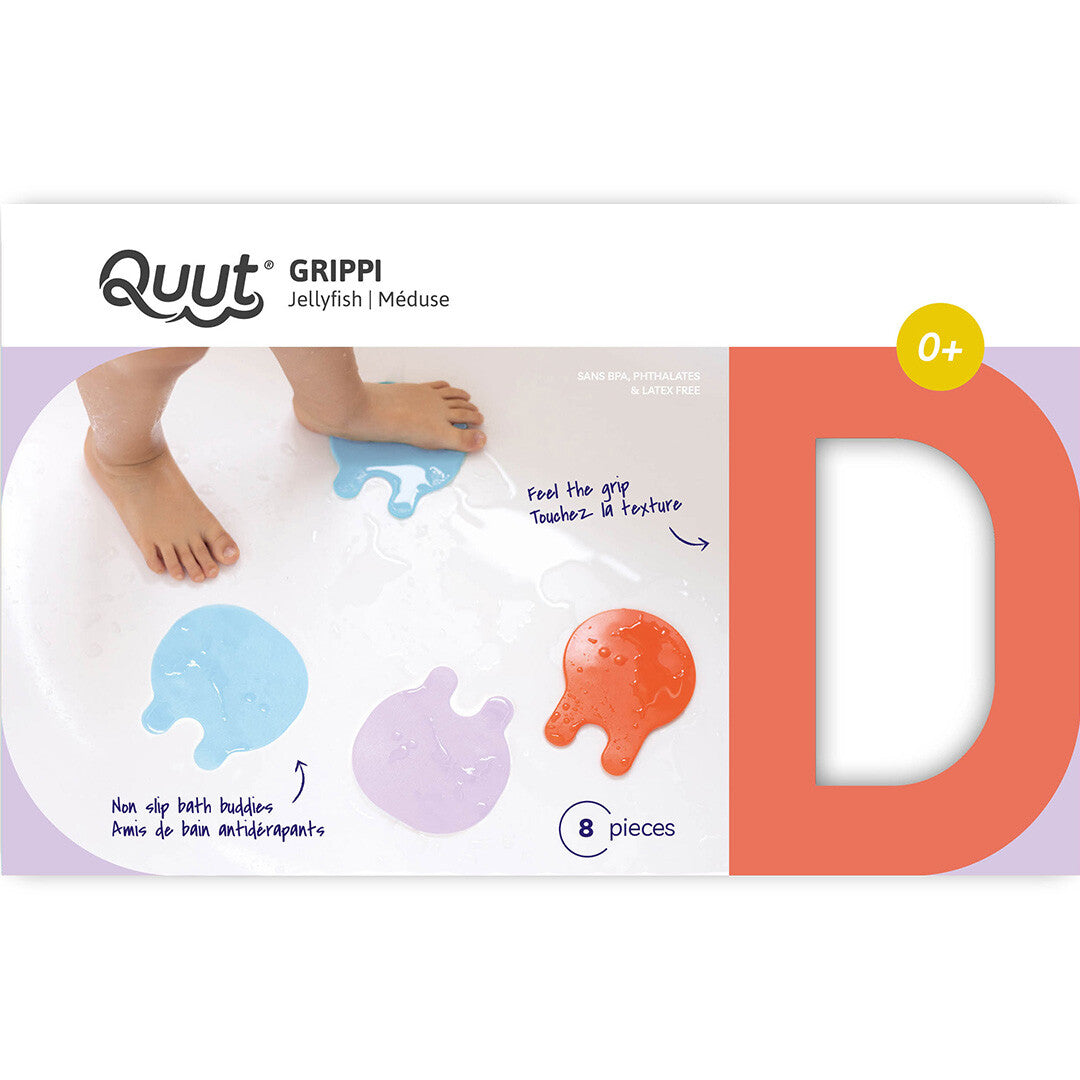 Quut mini badmatjes grippi - coral blue