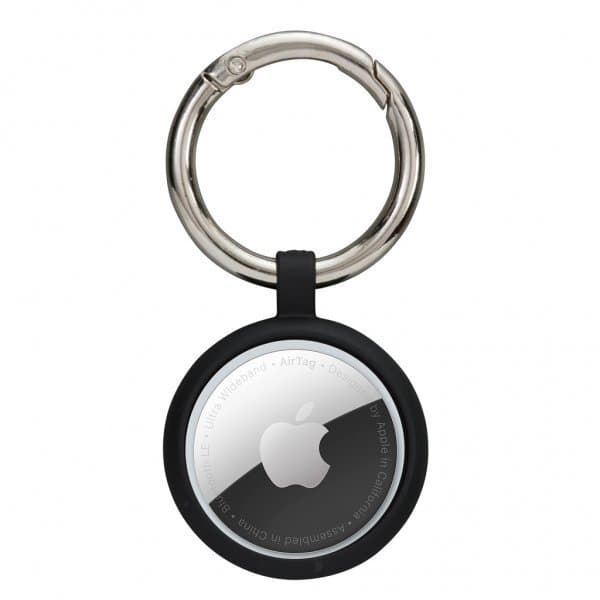 dbramante1928 Apple AirTag Holder Greenland Key Ring Night Black