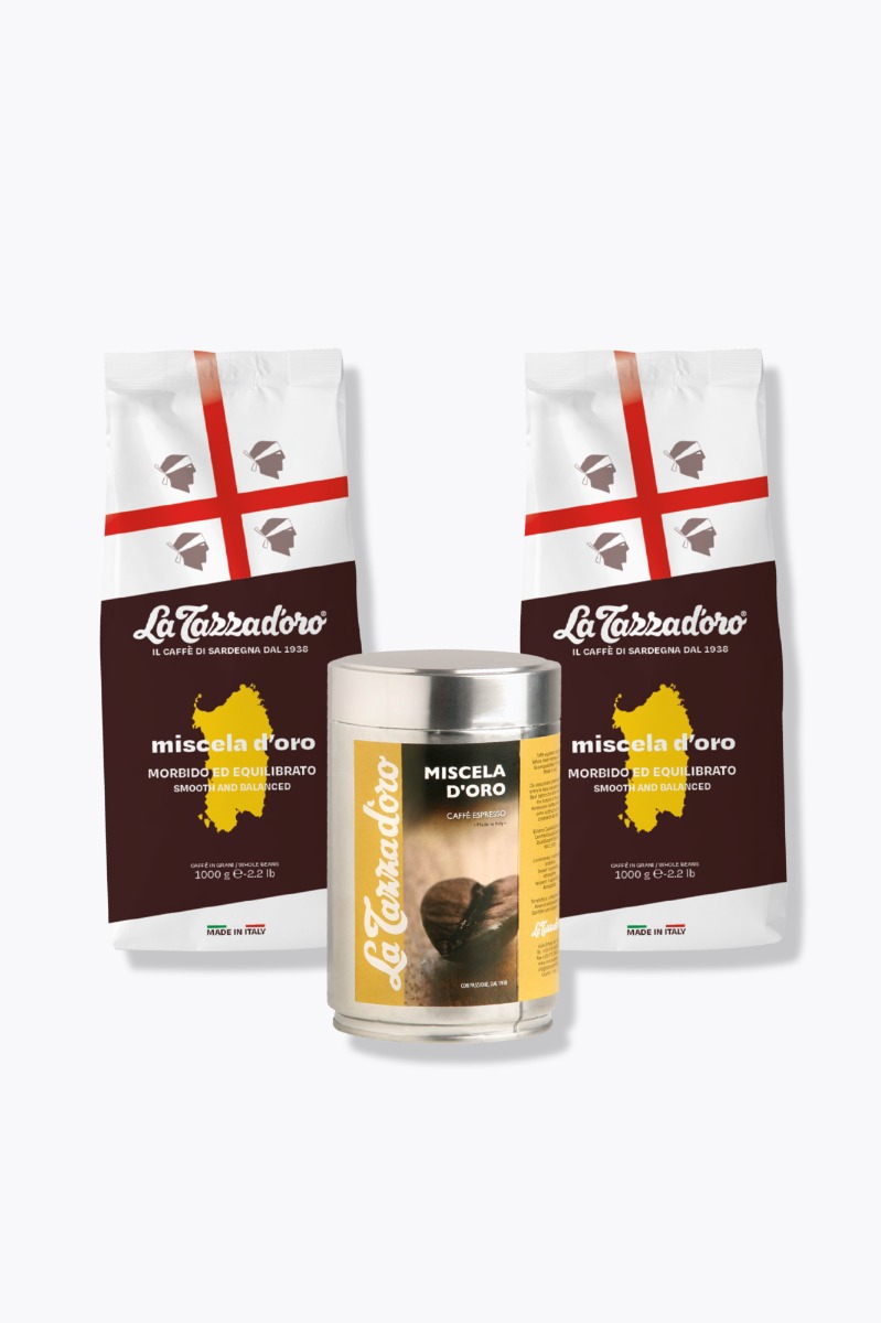 La Tazza d'oro Miscela D'oro 2kg + gratis Miscela D'oro 250g Dose