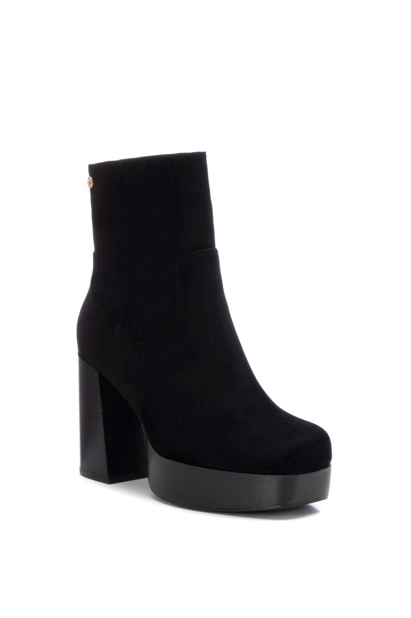 Botas de camurça femininas até o tornozelo