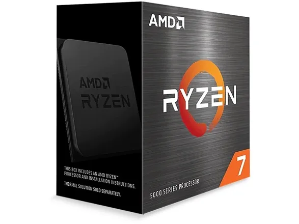 AMD | Ryzen™ 7 5700X - 3.4 GHz - 8 kerner - 16 tråde - 32 MB cache - Socket AM4 - PIB/WOF