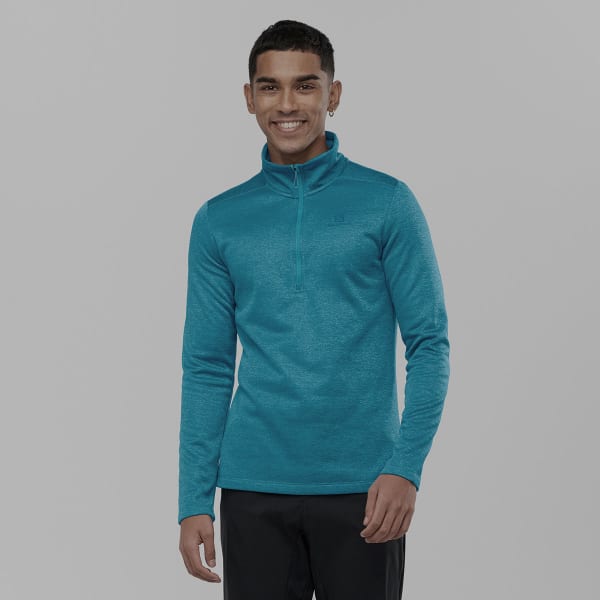Sweat polaire randonnée SALOMON TRANSITION HZ MID M BARRIER REEF/HEATHER