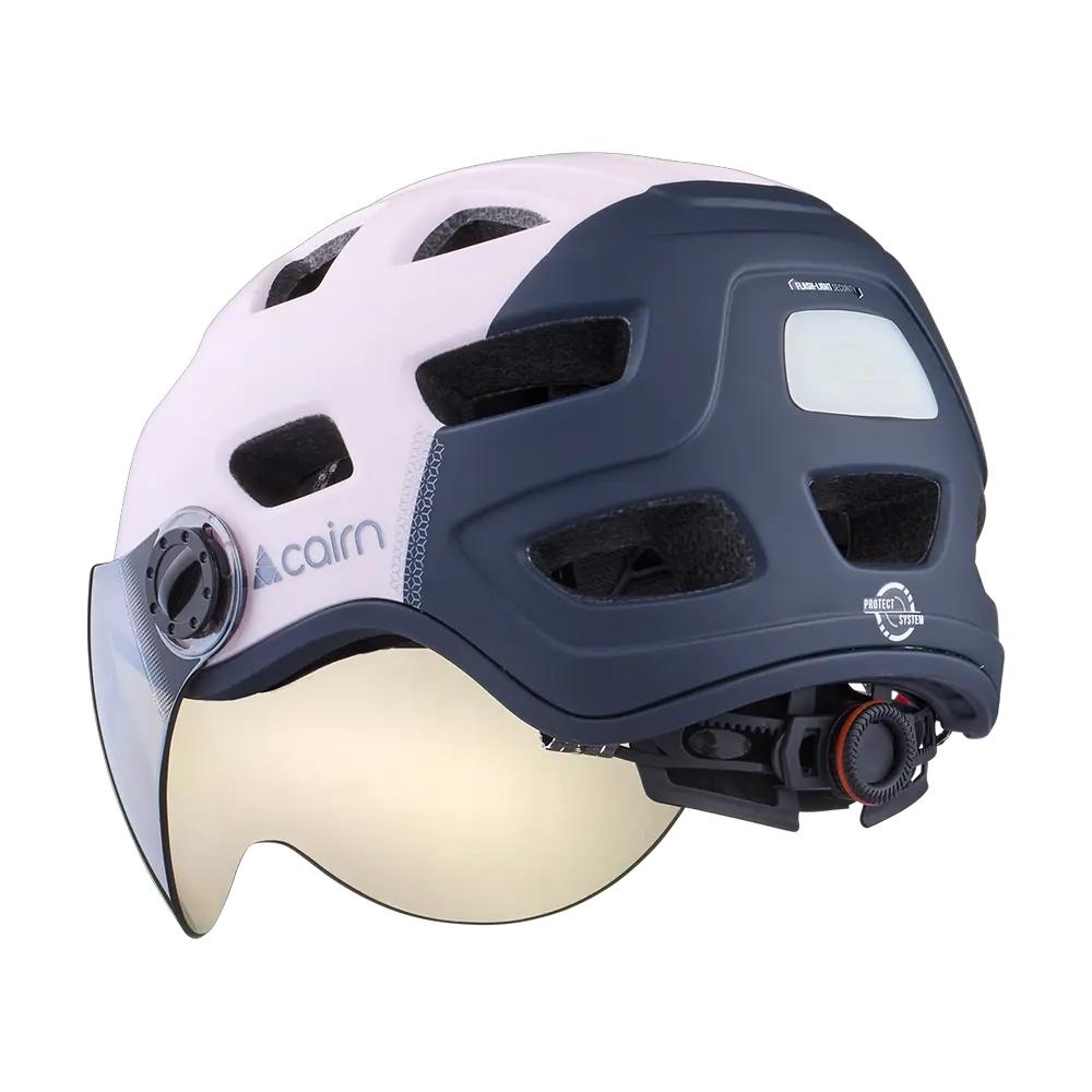 Cairn Casque de Vélo Rose/Gris Femme Cairn Quartz Visor