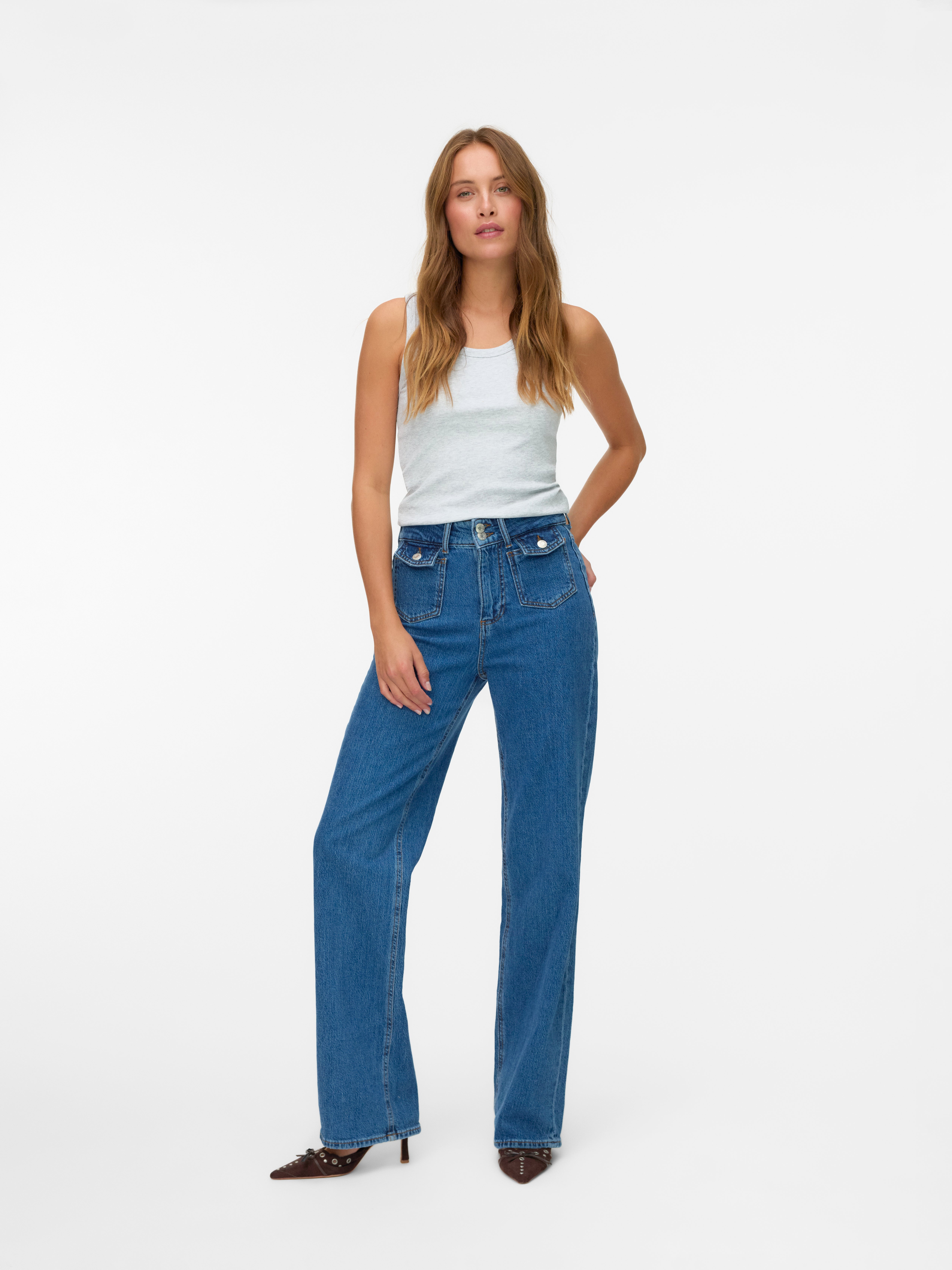 VMTESSA High rise Wide fit Jeans