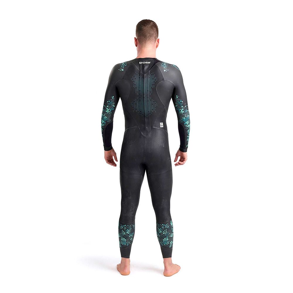 Arena POWERSKIN STORM BZ - Combinaison trifonction 4/1.5 mm Homme coral blue black