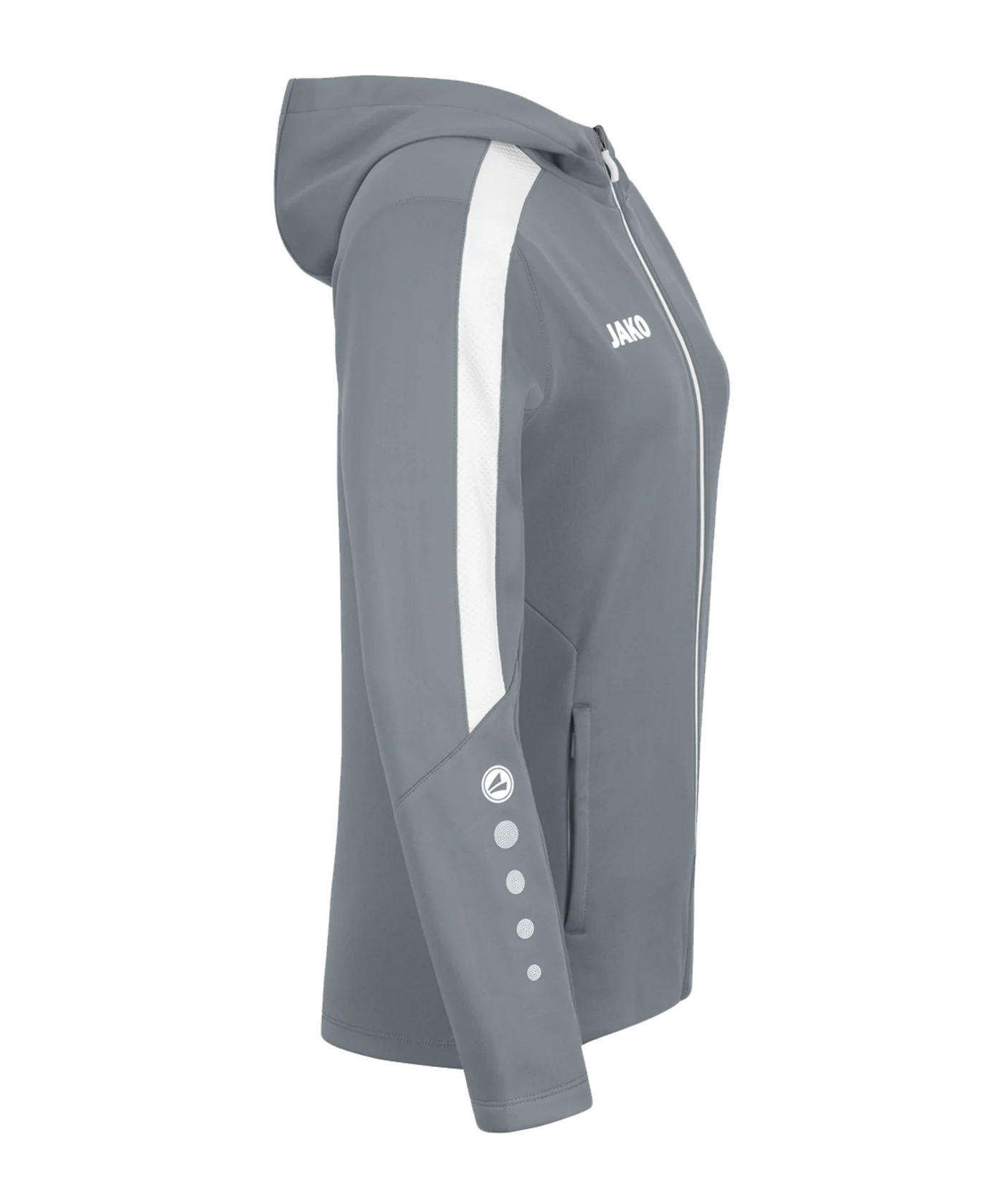 JAKO Power Kapuzenjacke Damen Grau F840