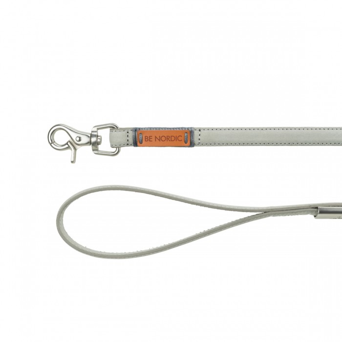 Laisse en cuir Be Nordic - Gris