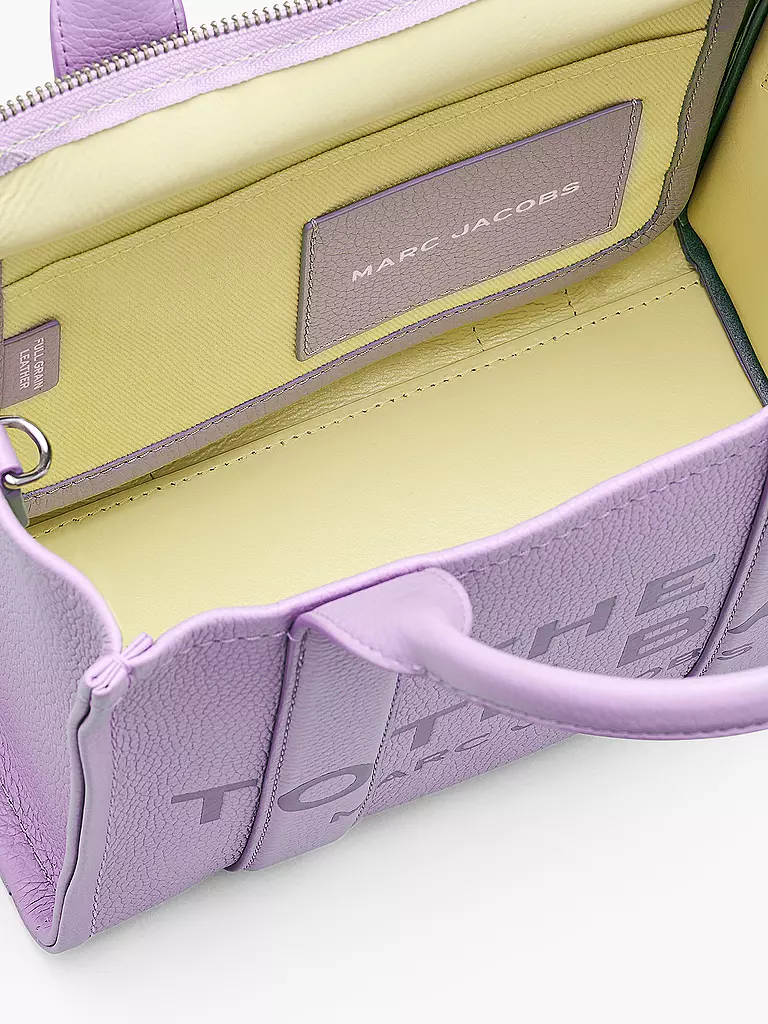 MARC JACOBS Ledertasche - Tote Bag THE SMALL TOTE LEATHER lila