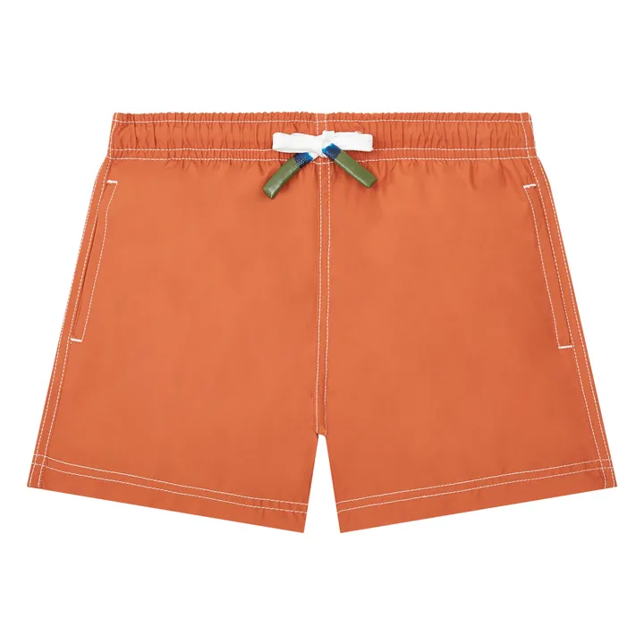 SMALLABLE BASICS Short De Bain Garçon en Polyester Recyclé | Camel